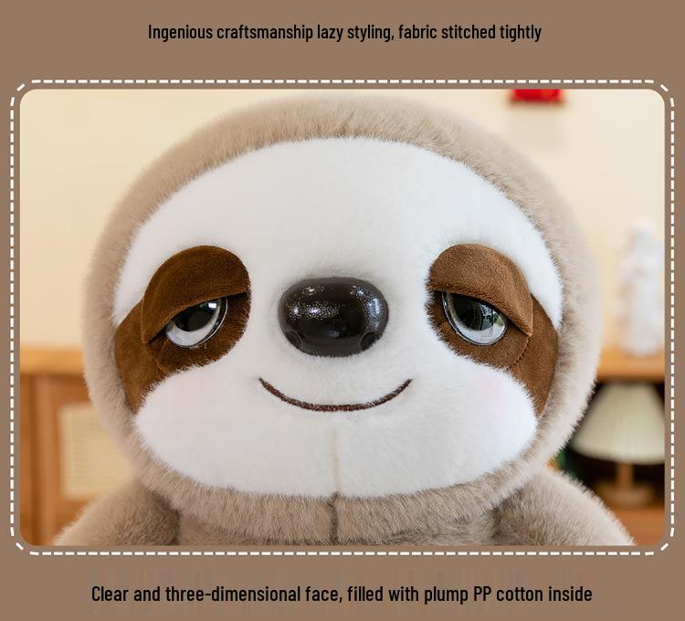 Adorable Sloth Plush Toy: Perfect Sleeping Pillow & Gift