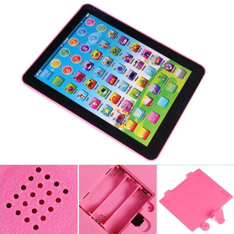 Baby Tablet Educational Toys Girls Toy For 1-6 Year Old Toddler Learning English C4J1