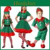 Enchanting Green Elf Santa Claus Costume For Adults And Kids Perfect For Holiday Spirit Events