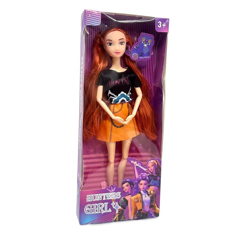 30cm K-Pop Dämonenjäger Anime Kpop Girlgroup Cartoon Rumi Zoey Mira Actionfiguren Vinylfiguren Modellpuppen Mädchen Weihnachtsgeschenk