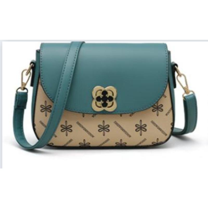 Классическая однотонная сумка на плечо высокого класса для женщин, нишевая сумка через плечо, модная маленькая квадратная сумка синий