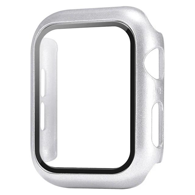 Glass+Cover For Apple Watch case 10 9 8 7 6 SE 5 iWatch Accessorie Screen Protector iWatch series 46mm 44mm 40mm 41 45mm 38 42mm