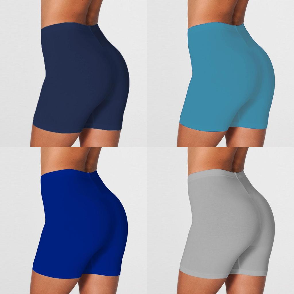 Damen Fitness-Fahrradshorts Weiche Feuchtigkeitsableitende Workout-Yoga-Leggings Für Komfort