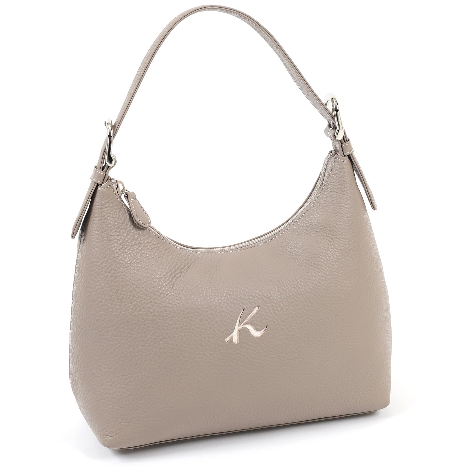 

Adjustable handle length bag Sand Stitch 52901 [Kitamura] semi-shoulder Y-1378 Women s Beige/White