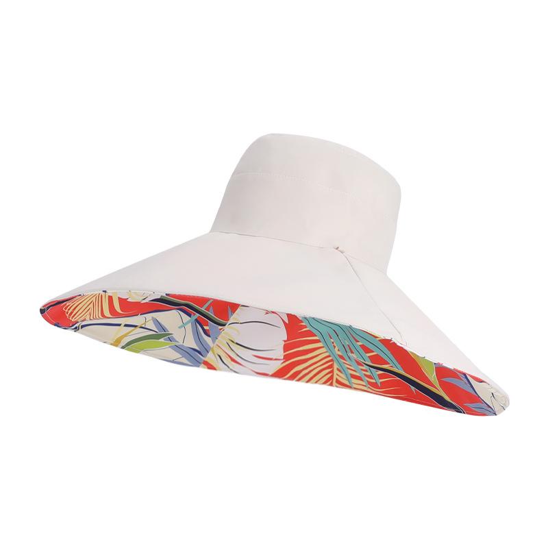 

Летняя шляпа от солнца с широкими полями, детская двусторонняя панама, модная универсальная шляпа от солнца для большого обхвата головы