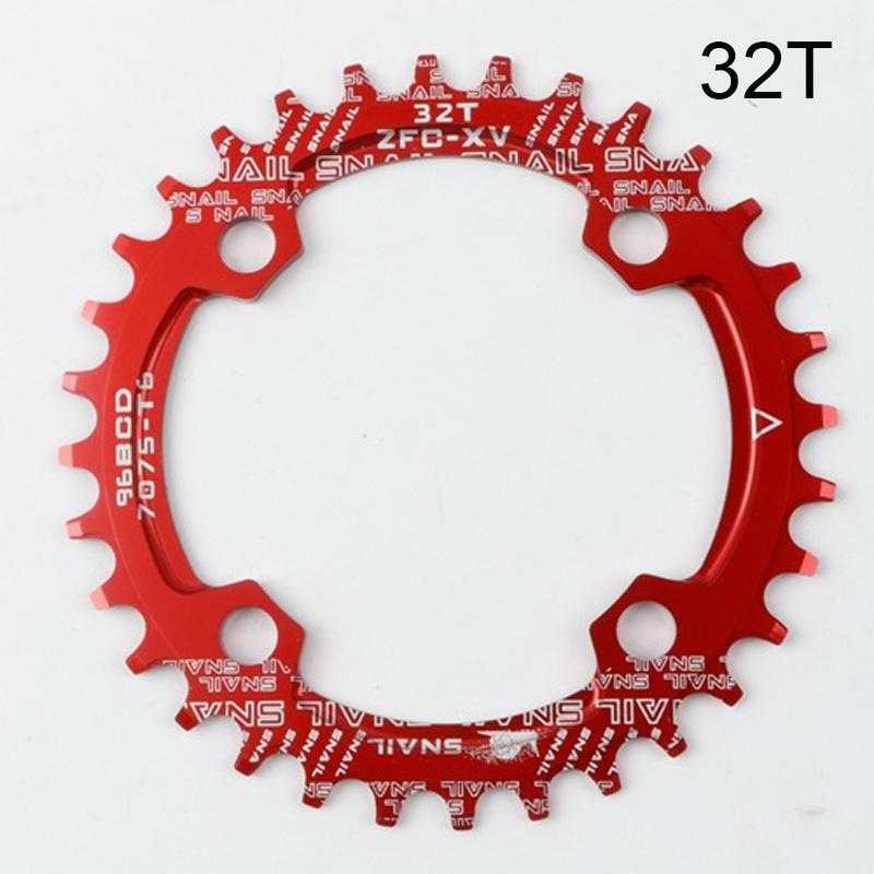 SNAIL 96bcd chainring mtb Mtb single chainring 32T/34T/36T Bicycle chain ring crown 32 teeth mtb Round Narrow Wide bike parts