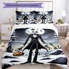 Set Biancheria da Letto Jack Skellington Perfetto per il Dormitorio Tessuto Morbido Regalo Perfetto per Amici Famiglia