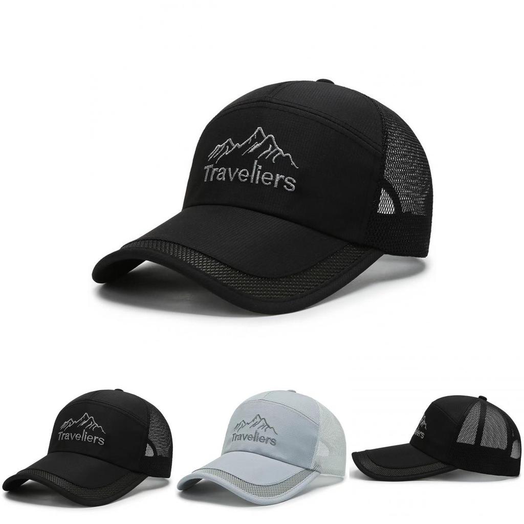 Breathable Adjustable Baseball Cap With Embroidery For Spring Summer Outdoor Activities