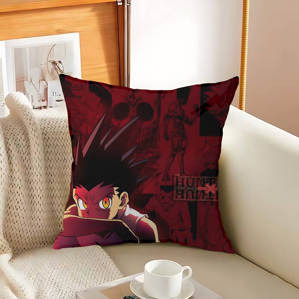 Anime Hisoka Hunter X Hunters Pillow Cushion Cover Pillowcase Living Room Sofa Home Decor