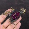 Purple Fire Labradorite Pendant Copper Wire Wrapped Gemstone Pendant Bird Jewelry Latest Design Pendant Handmade Copper Jewelry Gift For Mom