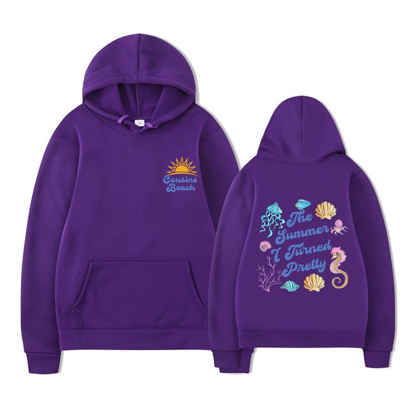 2025The Summer I Turned Pretty Hooded Sweater Loose Casual Hoodie