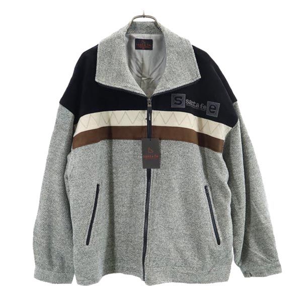 unused santa fe made in Japan Back logo embroidery Jacket 3 Gray Men's Used