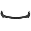 Universal Carbon Fiber Pattern Front Lip Kit for Cars - Three-Piece Accessory Set
