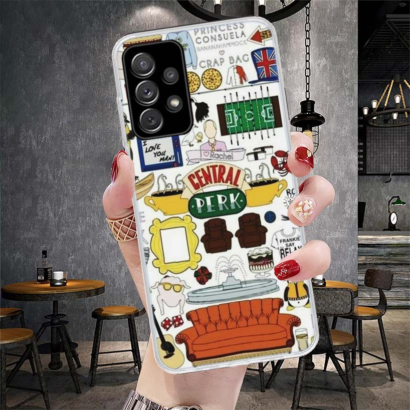 Friends Tv Show Funny Family Soft Phone Case For Samsung Galaxy S22 S23 S24 S25 Edge S26 Ultra S20 FE S21 Plus + Fundas Coque Ga