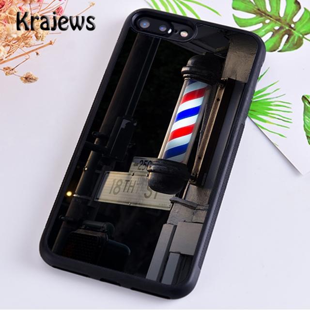 Barber Stripes Scissors For iPhone 17 Air 16 Phone Case Cover 15 14 Plus 12 13 Pro Max Coque Shell Fundas