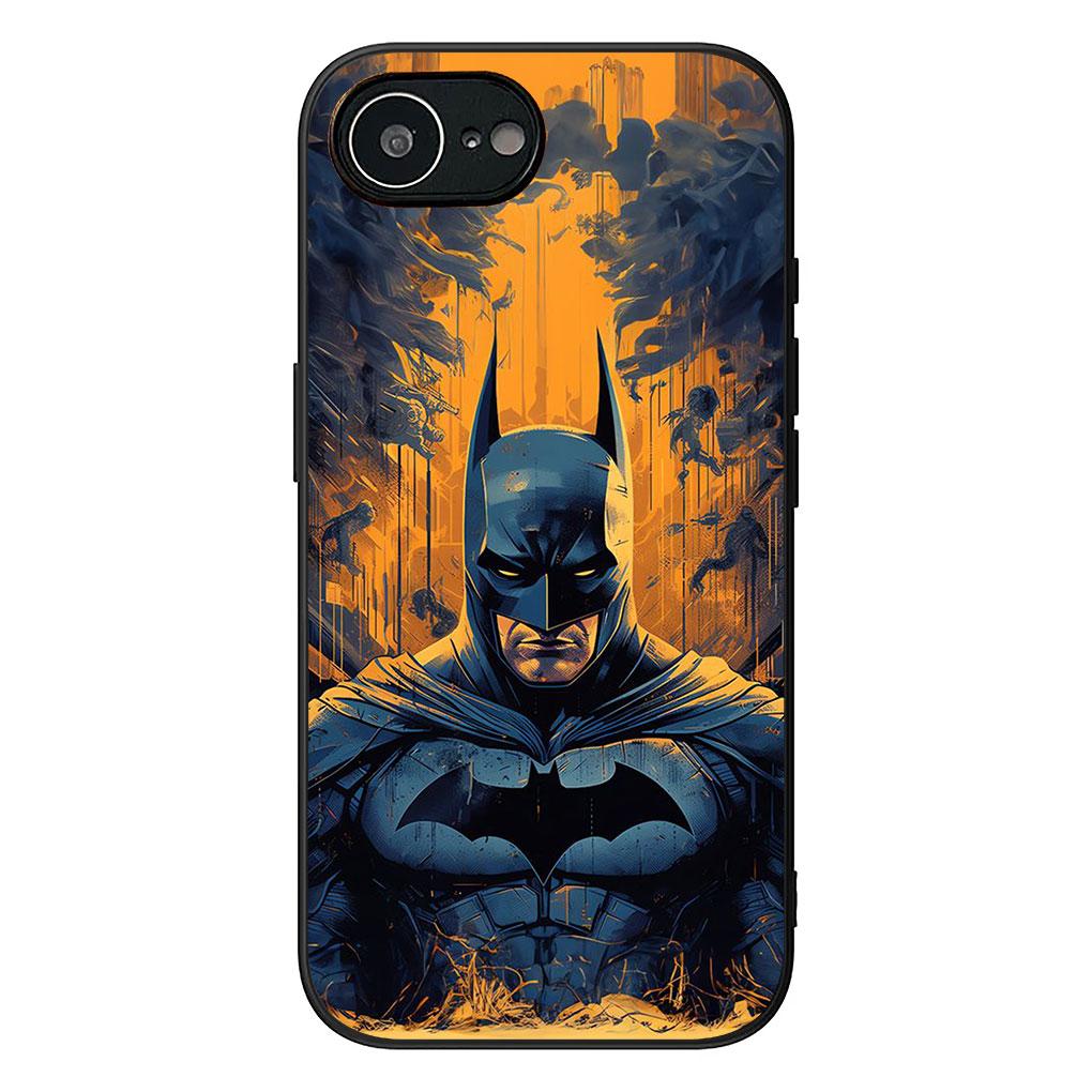 Batman Bruce Wayne DC Comics Bat Man Phone Cover for Apple iPhone 17 16 14 15 Pro Max Plus 15+ 16E XR ProMax Air 16+ Soft Case