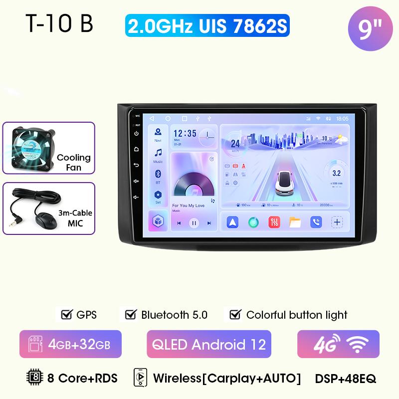 Car Radio For Chevrolet Aveo 2006 2007 2008 2009 2010 2011 2012 2din Android12 Carplay Multimidia Video Player Head Unit