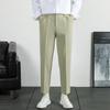 New nine-point straight trousers loose men's high-end non-ironing summer thin suit pants casual pants men