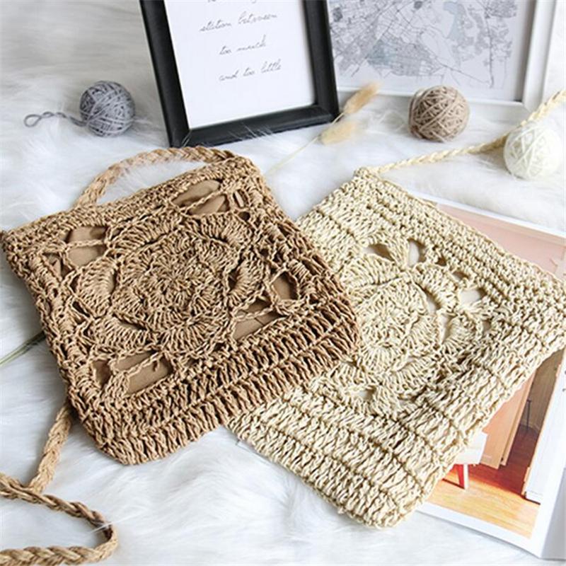 Женские соломенные сумки — фото 11