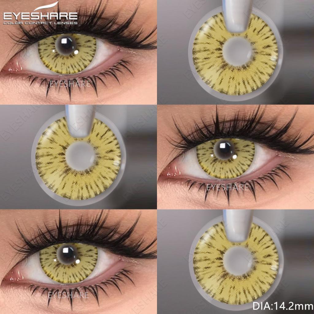 Eyeshare Colored Contact Lenses Eyes New York Pro Series 1 Pair Decoration Comestics Makeup