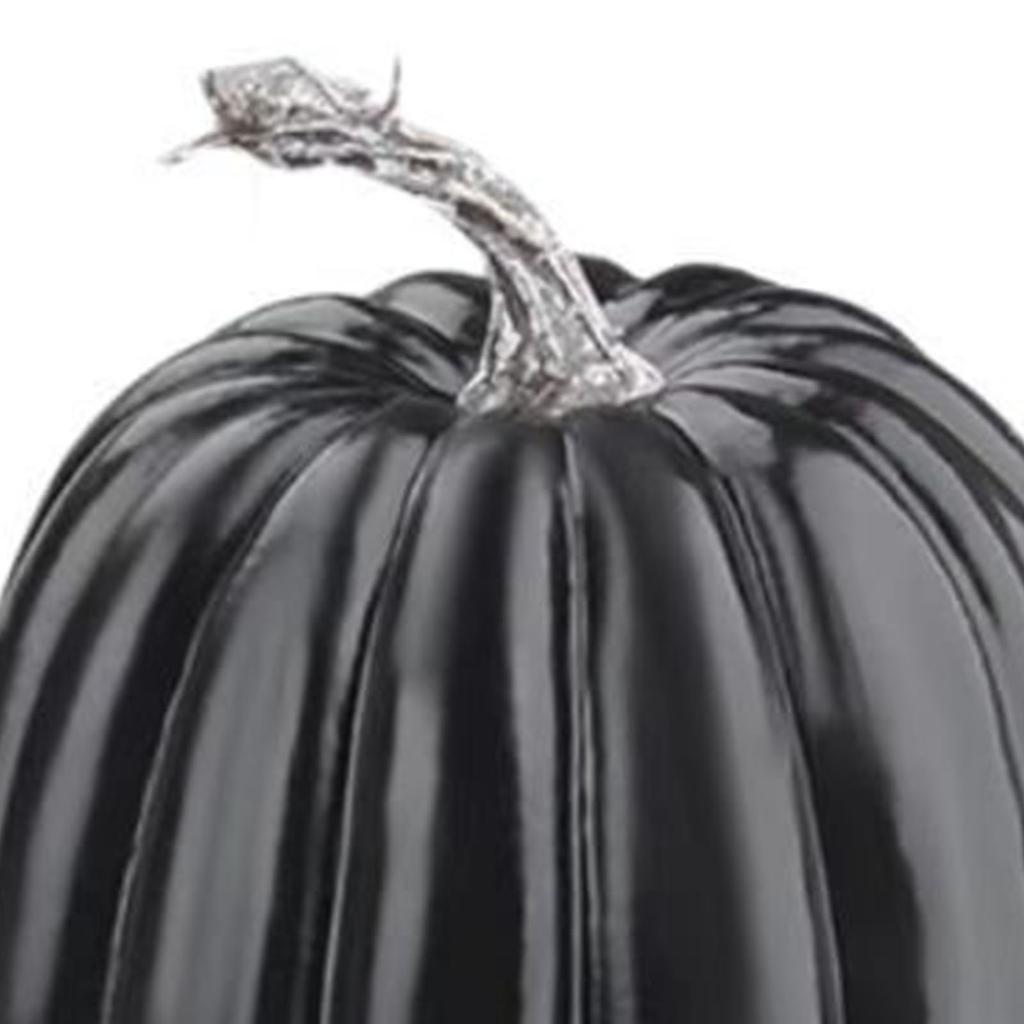 14pcs Artificial Pumpkin Black Foam Creative Lightweight Reusable Decorative Pumpkin for Ornament