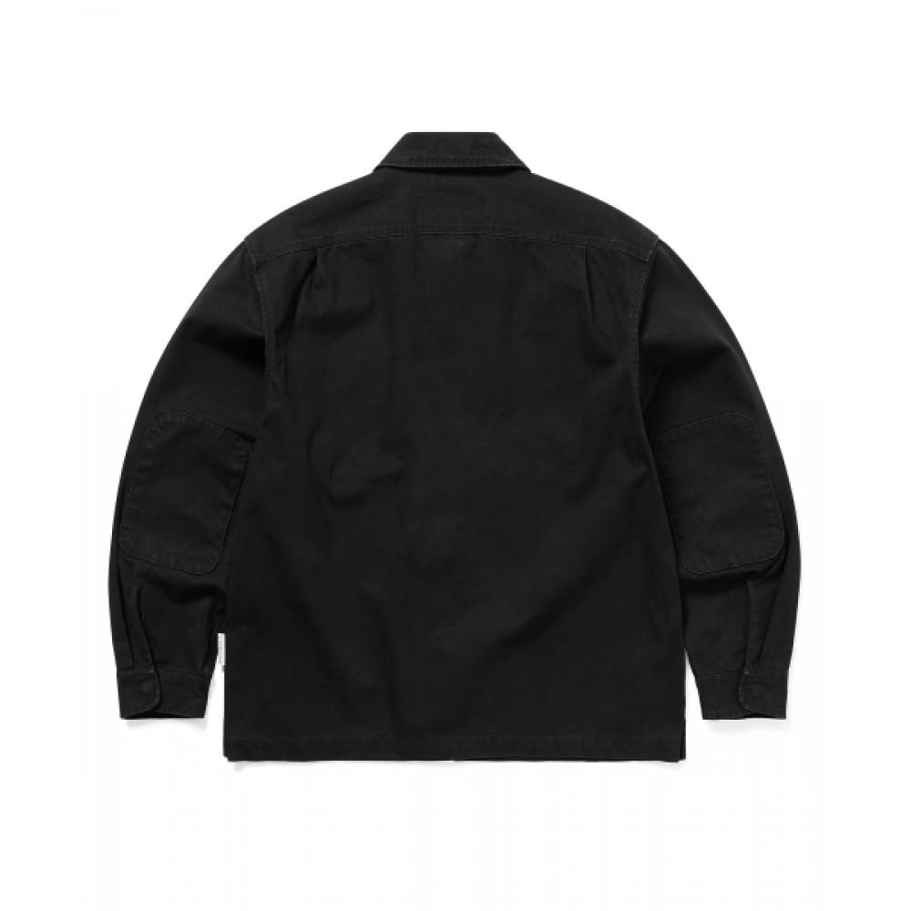 Thisisneverthat Washed Zip Shirt Black