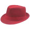 Linen Rolled-Brimmed Jazz Hat Summer British Retro Small Top Hat Outdoor Sun Hat