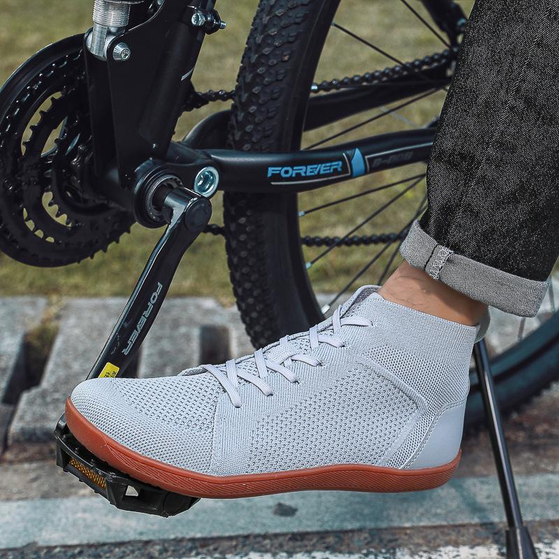 

Men s High Top Wide Palm Shoes Breathable Non-slip Wide Toe Barefoot Casual Indoor Fitness Shoes 46 сірий колір