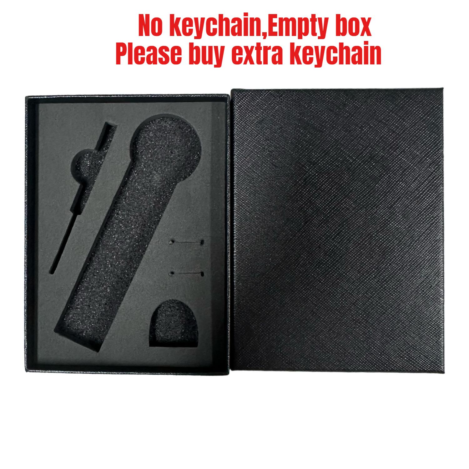 

Laser Custom Logo Keyring Box Set Gift Personalized Name Number T Buckle Suede Leather Keychain Bag Car Key Chain Men’s Women‘s No logo