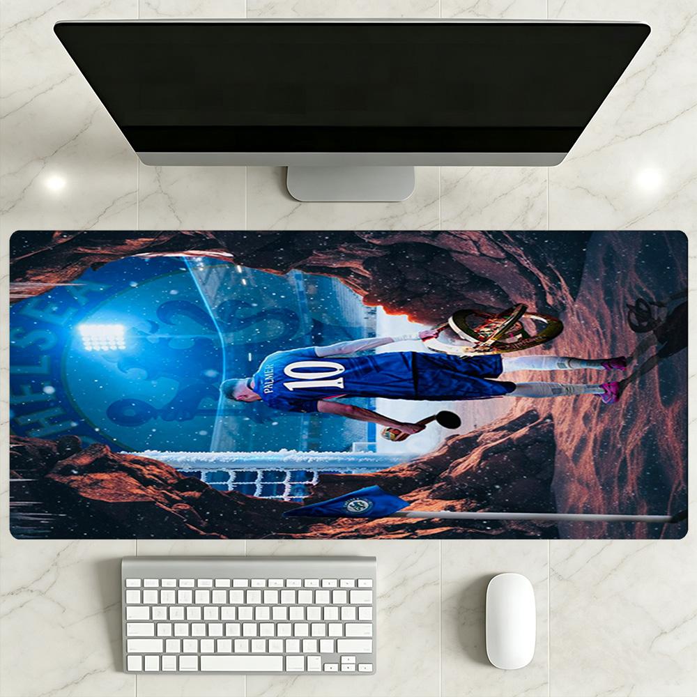 Chelsea Fc Football Player Large Mouse Pad Keyboard Pad HD Print Desk Pad Non-Slip Rubber Base Perfect Gift for Gamers