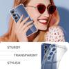 Nárazuvzdorný silikonový kryt TPU pro Samsung Galaxy S25 Ultra S24 Plus S23 Fe A55 5G A35 A25 A15 iPhone Průhledný kryt Příslušenství