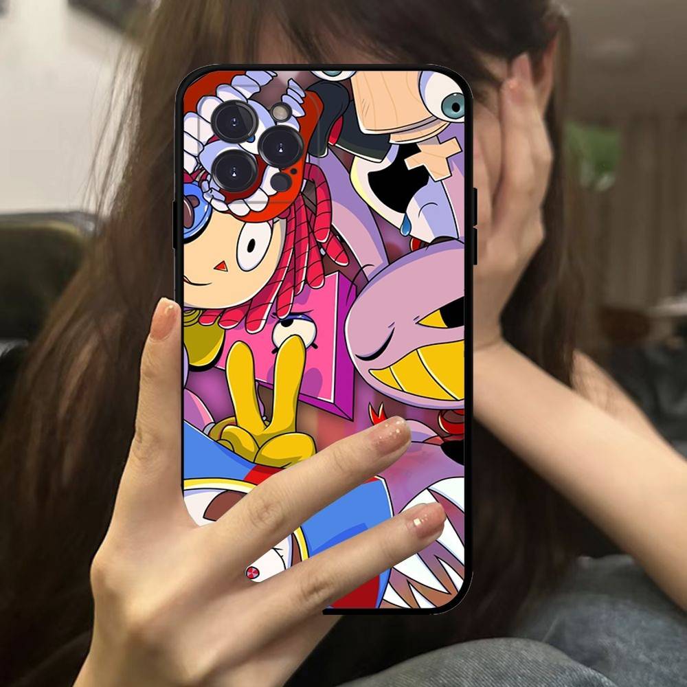 Beliebter Anime The Amazing Digital Circus Handyhülle Für IPhone 16 15 14 11 12 13 Mini Pro XS Max Hülle 6 7 8 Plus X Funda Schale
