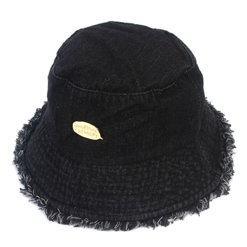 

Universal chemistry Washing Vintage Black Denim Bucket Hat FREE