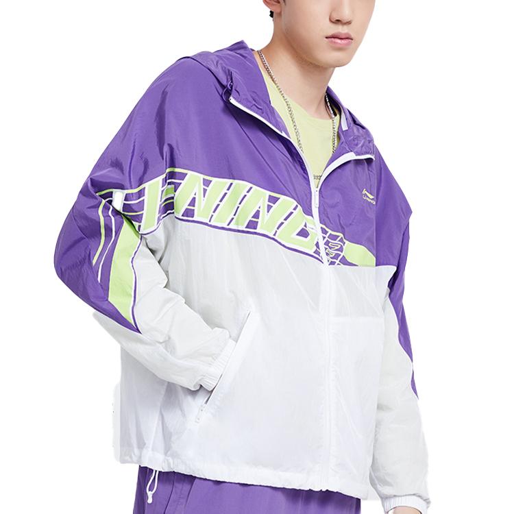 Li Ning Jacket Men's Bright Lotus Purple AFDQ217-2