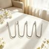 4PCS U Shape Hanging Cup Drying Hook Stainless Steel Space Saving Kitchen Storage Rack Corrosion-resistant Wear-resistant