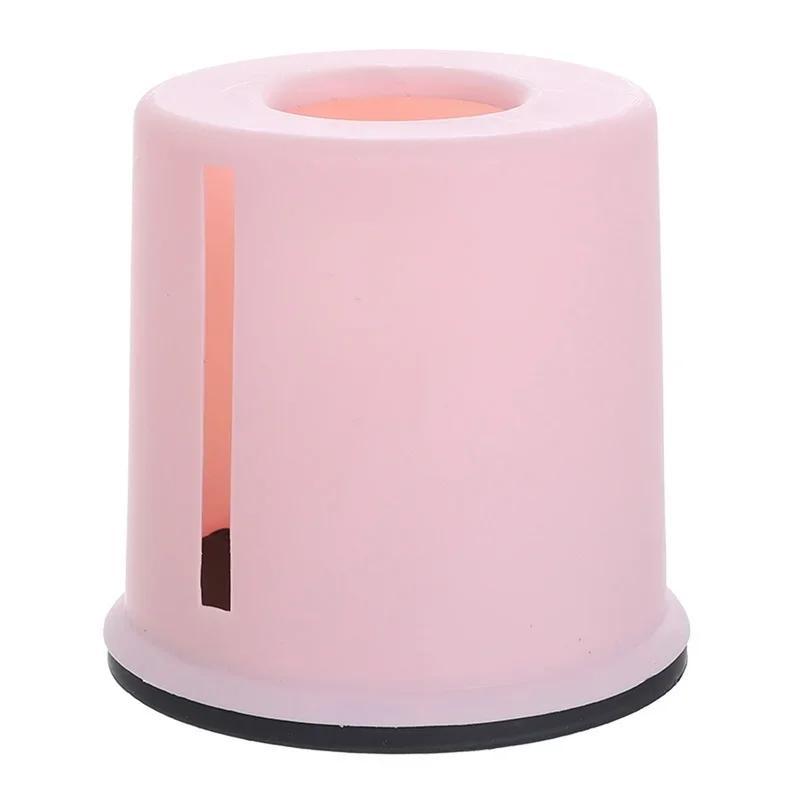 1 Pcs Plastic Tissue Box Round Living Room Pumping Box Creative Cylinder Multifunctional Household Toilet Roll Paper Storage Box