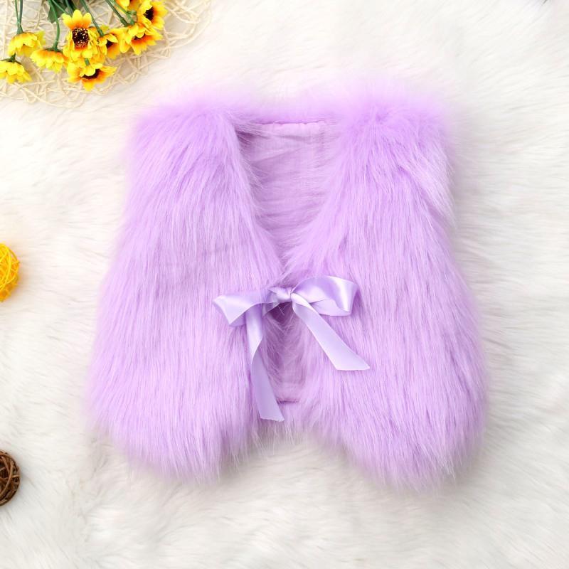 Toddler Baby Girls Kids Winter Faux Fur Vest Waistcoat Sleeveless Solid Bowknot Belt Warm Coat Outwear Jacket At Affordable S Free Real Reviews With Photos Joom Faux Fur Vest Waistcoat Sleeveless, Toddler Girl Faux Fur Vest Coat