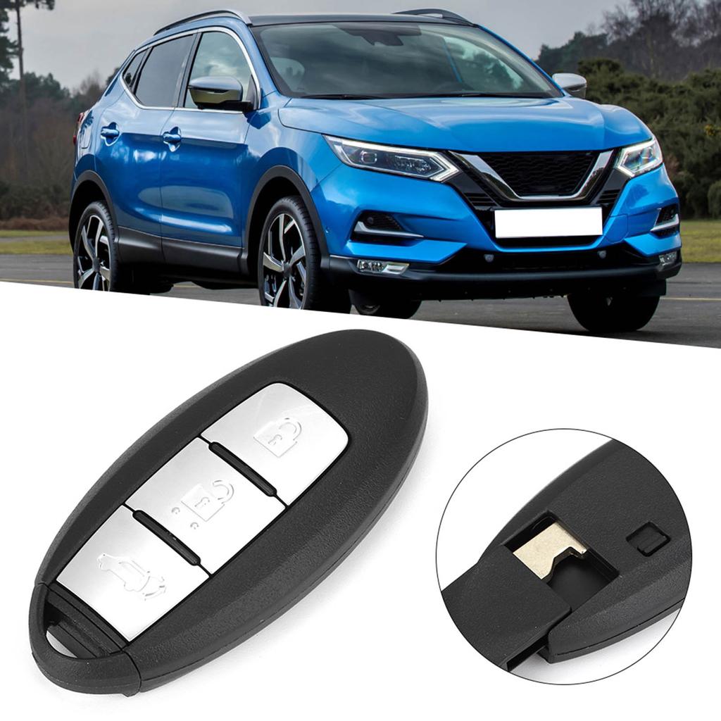 Smart Car Remote Key 3 Buttons 433Mhz 4A Chip Passend für Qashqai X?Pfad