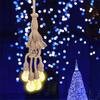 0.5m E27 Vintage Hemp Rope Ceiling Light Base Pendant Lamp Bulb Holder 85-265V (3*holder)
