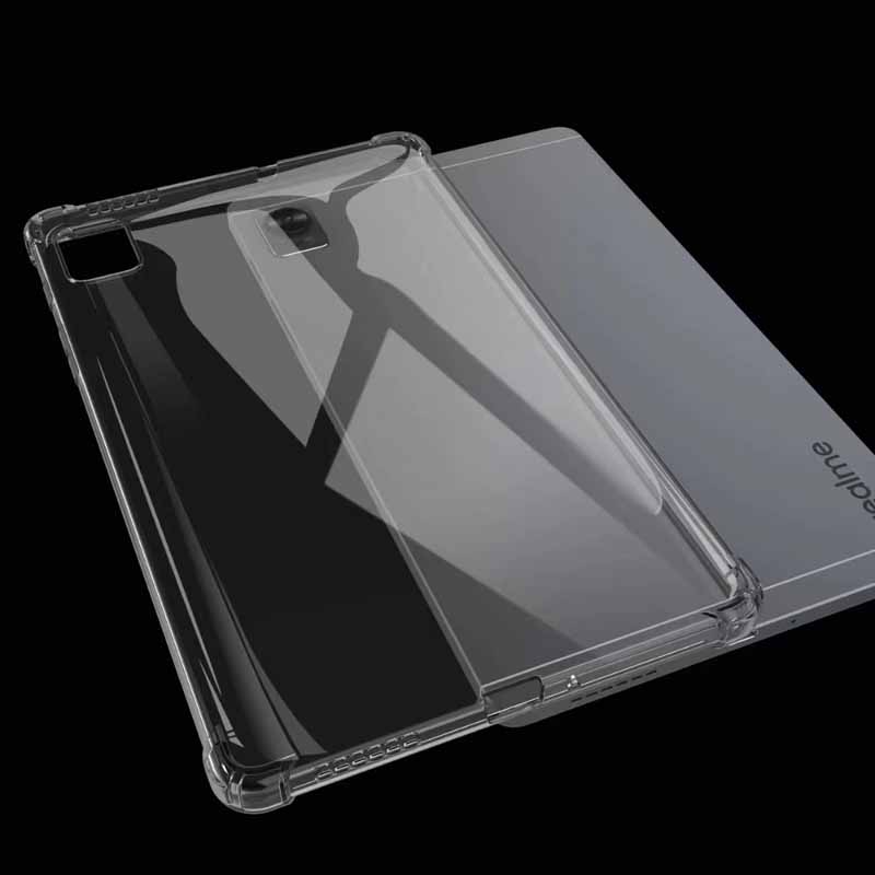 For Realme Pad Mini 8.7 inch 2022 Protective Back Cover Anti-Knock TPU Transparent Shockproof Case