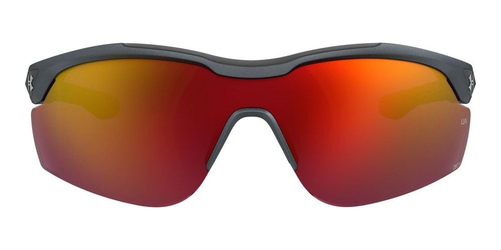 UNDER ARMOUR Sunglasses UA YARD PRO W3 Shield Lens Style TR90 Frame YARDPRO24W Metal Gray 99 Multi-Sport 2-99-4WC