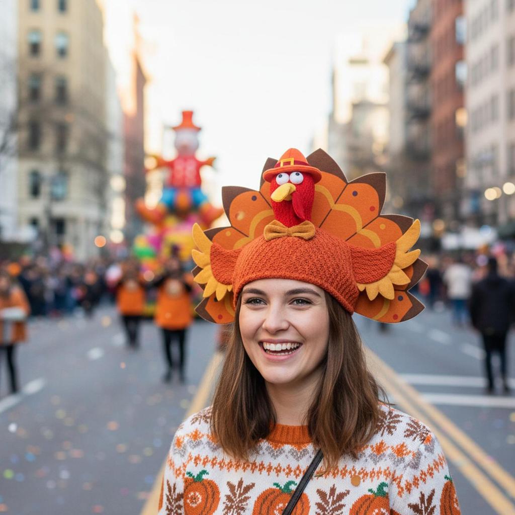 Turkey Hat Thanksgiving Cosplay Headpiece Festive Dress Up Hat For Photographers Event Planners Content Creators Family