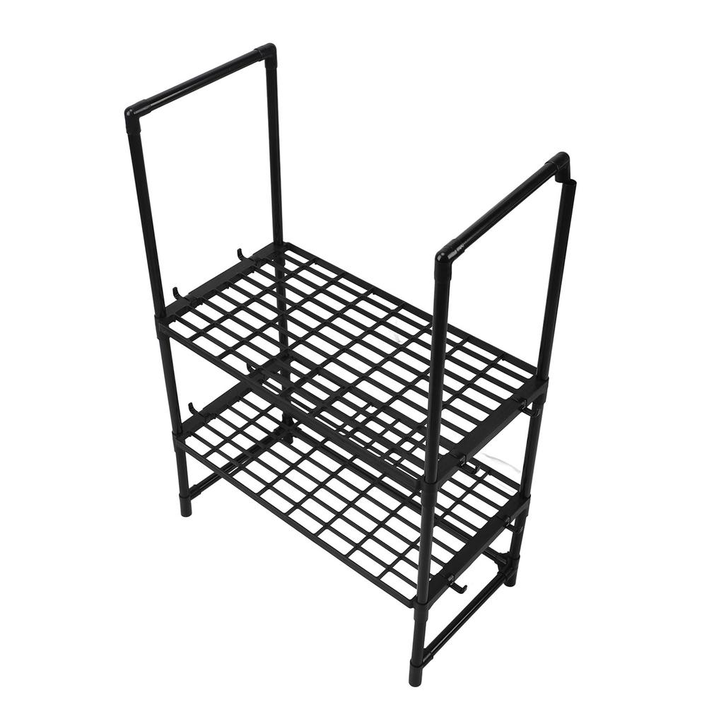 Countertop Microwave Stand 2 Layer Utensil Tableware Storage Kitchen Countertop Organizer Shelf