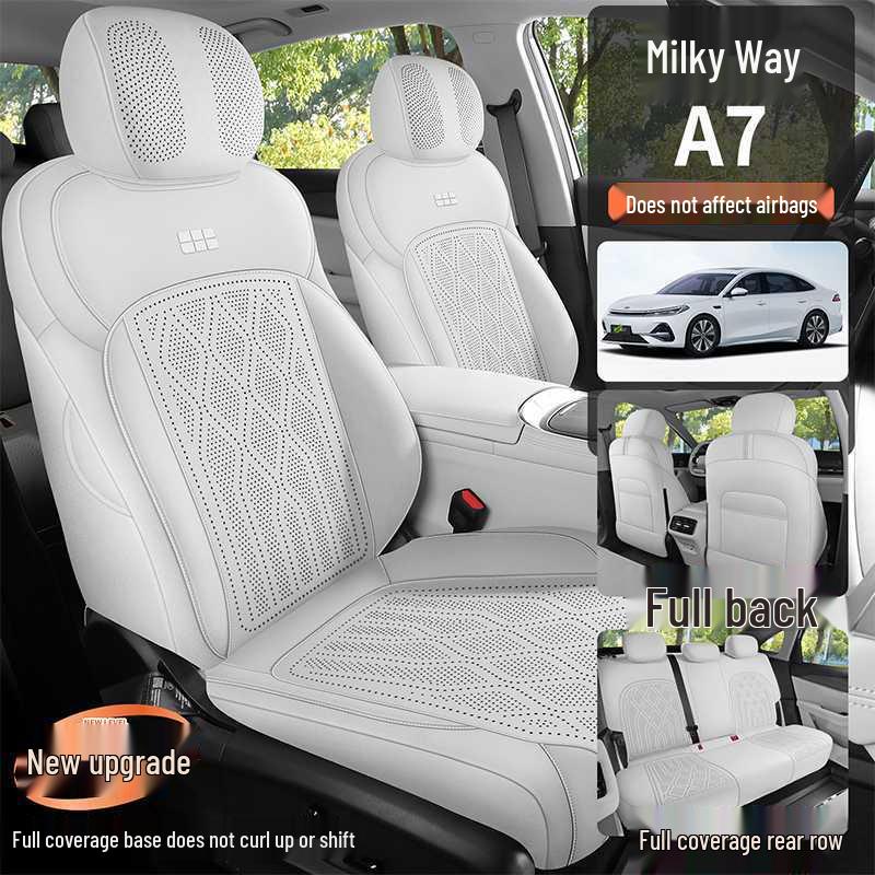 Galaxy A7 2526 Car Seat Cover: Full Coverage Suede, Breathable, High-End, All-Season Cushion.