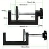 4Pcs/1Set Clamps, Clamp Range 10-57Mm Table Clamps, Adjustable Screw Clamps, Small Universal Table Clamps for Bedroom, Kitchen, Bathroom And Shelf