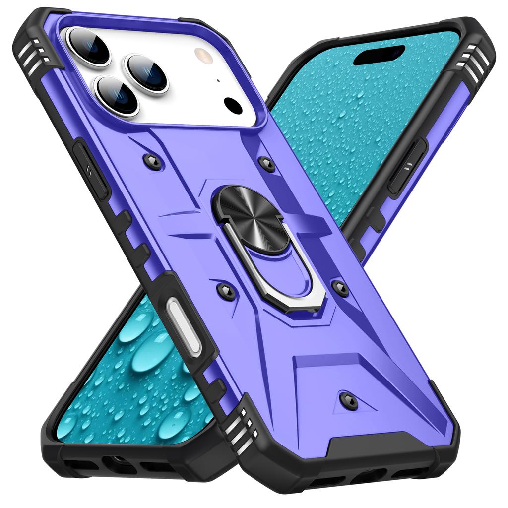 Armor Shockproof  Magnectic Car Ring Holder Phone Case For iPhone 17 17Pro 17 Air 17 Pro Max Funda Heavy Duty Protect Cover
