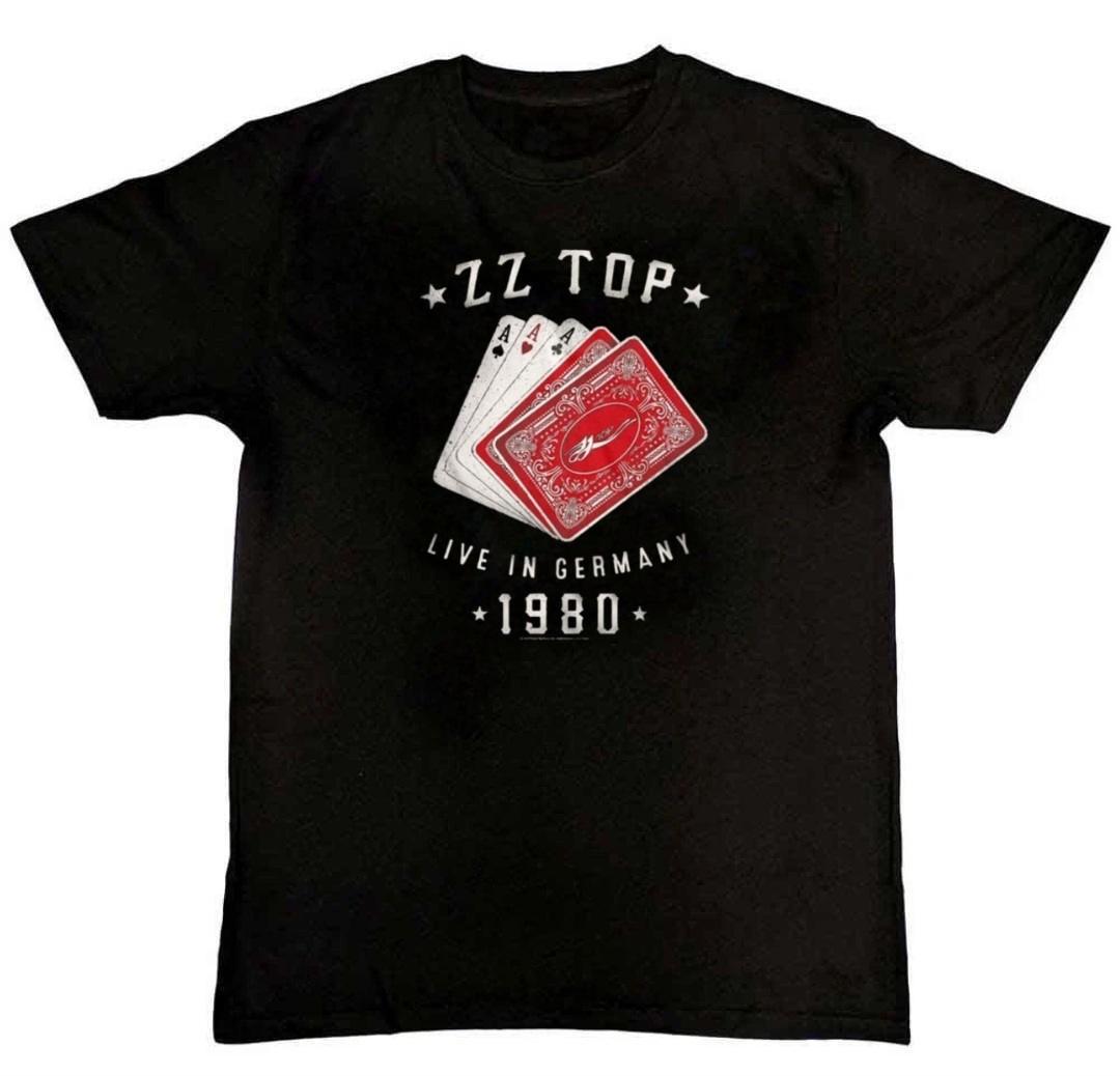 NEW ZZ Top Band Live Graphic Print Mens T-Shirt S