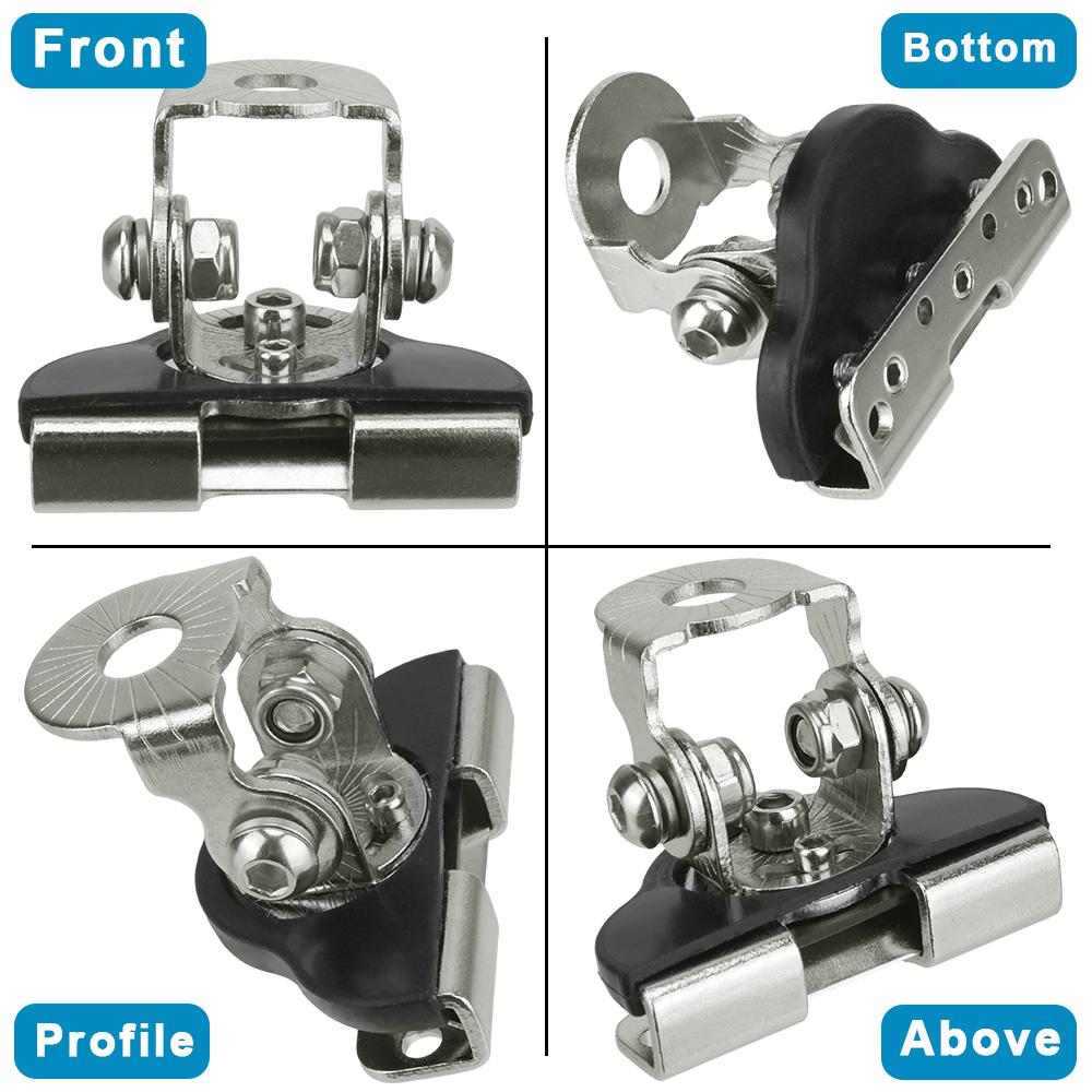 Motorhaubenabdeckung Auto 1 Paar LED-Arbeitslichtleiste Metallhalterung Halter Universal