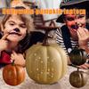 Glowing Halloween Pumpki Night Pumpkins Twinkle LED Light Sparkling Starry Night Glass Pumpkin Halloween Decor for Witch Party
