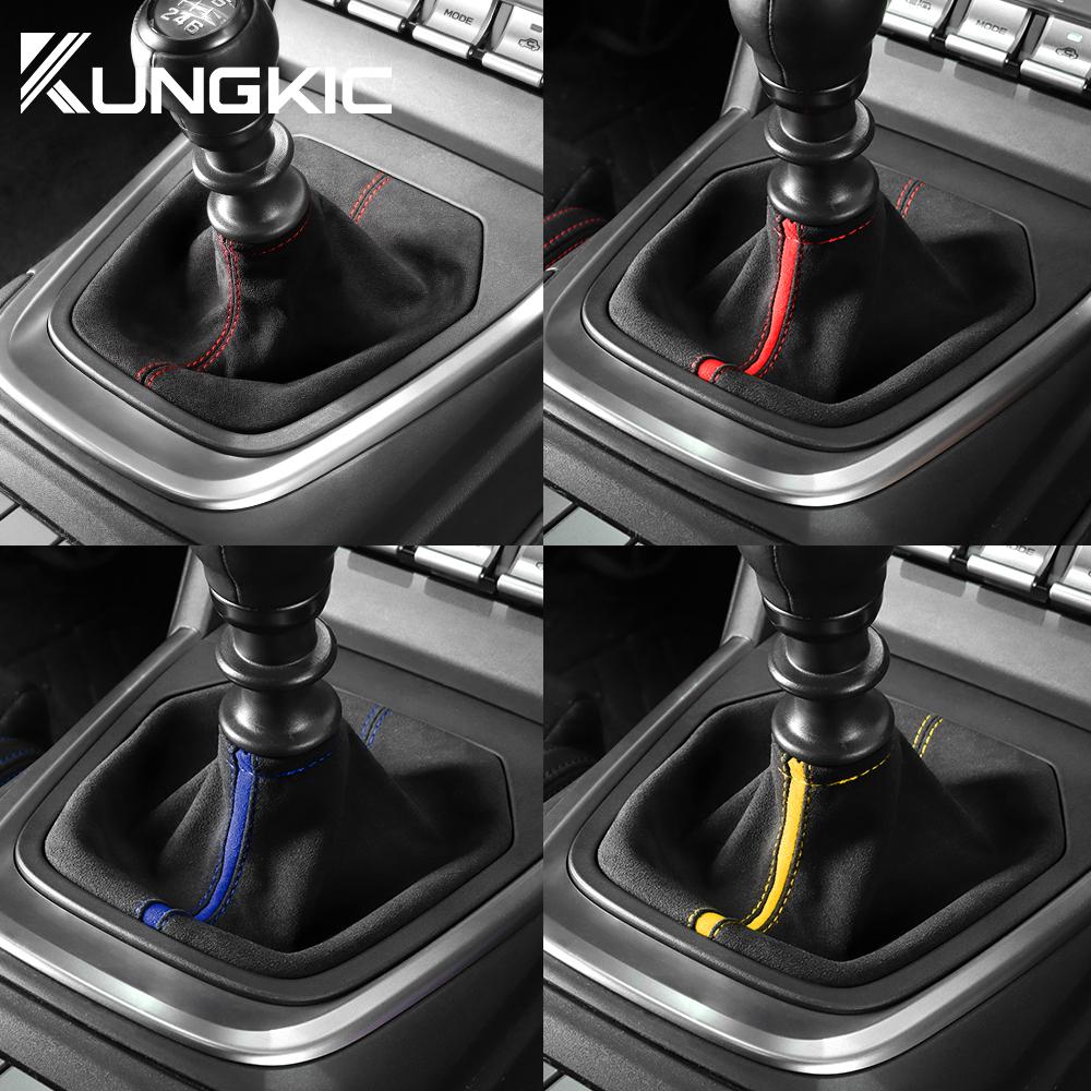 Für Subaru BRZ ZD8 Toyota GR86 ZN8 2025 2025 2025 2025 2025 Wildleder Auto Manuell Schaltknauf Schalthebelmanschette RHD LHD Innenraumzubehör